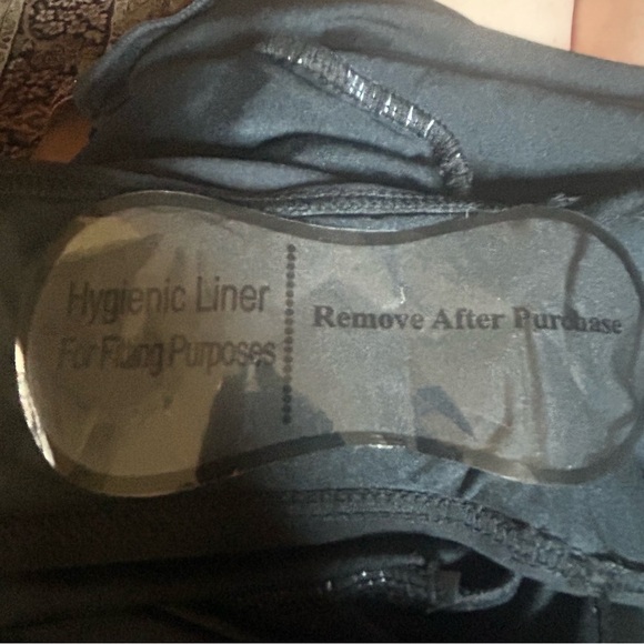 NWT Nicole Miller black one piece swimsuit Large Deep V Adjustable Steaps - Picture 9 of 9